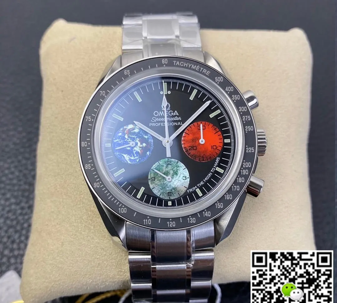 Omega Speedmaster 3577.50.00 OM Factory 1:1 Best Edition Replica Watch Black Bezel